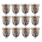 10 Entremeio Santa Gianna Oval para Montagem de Terços
