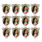 10 Entremeio Santa Teresinha Oval para Montagem de Terços