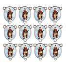 10 Entremeio Santo Expedito Oval para Montagem de Terços