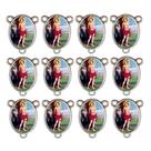 10 Entremeio São Sebastião Oval para Montagem de Terços 10 Entremeio São Sebastião Oval para Montagem de Terços