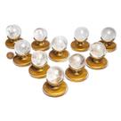10 Esfera Cristal Pedra Natural 35 a 40mm 60 a 90g Tipo B