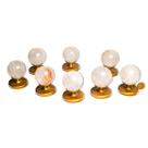10 Esfera Cristal Pedra Natural 50 a 55mm 180 a 230g Tipo C