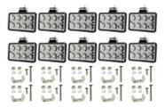 10 Farol Milha Retangular Led 24w Sc 112 113 Mb Volvo Edc Nl