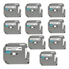 10 Fita Compatível Etiquetador Brother Mk231 12mm Pt80-70-90 Cor Branco 10 Fita Compatível Etiquetador Brother Mk231 12mm Pt80-70-90 Cor Branco
