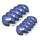 10 Fitas Compatível Para Uso Rotulador Dymo Letratag 91201 10 Fitas Compatível Para Uso Rotulador Dymo Letratag 91201