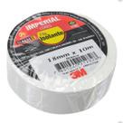 10 Fitas Isolante Imperial 18mm x 10m Branca 3M 10 Fitas Isolante Imperial 18mm x 10m Branca 3M