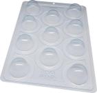10 Forma para Trufas 3 em 1 com Silicone 60g