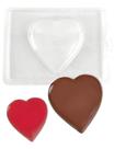 10 Forma Simples Coração 250g Molde P/chocolate Casquinha