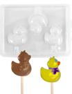 10 Forma Simples Pirulito Patinho Pato Fofo Infantil Tema
