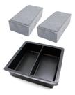10 Formas 20x10x6 para Paver Calçada e Piso Exterior Retangular