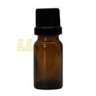 10 Frascos Âmbar Marrom De Vidro 10 Ml C/ Tampa E Batoque