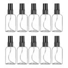 10 Frascos Plástico Pet Oval 30ml Válvula Spray Para Perfume