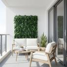 10 Galhos de Fícus plantas artificiais ótima para projetos de decoração em festas temáticas - DE0224