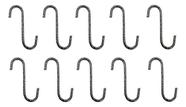 10 Ganchos P/ Vaso De Parede Jardim Vertical E Treliça 8cm