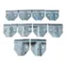 10 Garra Mãozinha Galvanizado Para Toldo Retrátil (zincado)