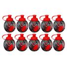 10 Garrafa Infantil Bola Lembrancinha Homem Aranha 300ml