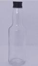 10 Garrafinhas Redonda de Vidro 60ml com tampa preta
