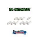 10 Giz Branco Quadrado Para Taco de Bilhar/Sinuca