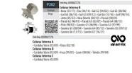 10 Grampo Colunas Interna Fox gol sav constellation P282