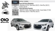 10 Grampo Presilha Forro Porta Cruze/Cobalt/Cruze/Malibu/Onix/Sonic/Spin/Tracker-P684