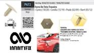 10 Grampos Forro Teto Marfim Bege Claro Camry Corolla Prado RAV4