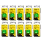 10 Grampos Grampeador 6mm 1/4" Stanley Tapeceiro Marceneiro Pistola Profissional Manual Estofado
