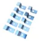 10 Grapa Cadeirinha 25x25 P/ Toldo Fixo (zincado) 10 Grapa Cadeirinha 25x25 P/ Toldo Fixo (zincado)