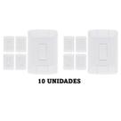 10 Interruptores 1 Tecla Paralelo 6A Tramontina Aria 10 Interruptores 1 Tecla Paralelo 6A Tramontina Aria