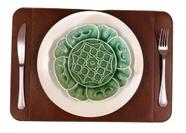 10 Jogo Americano Mesa Em material sintético Dupla Face Pvc