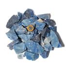 10 Kg Cascalho Bruto Quartzo Azul Natural 10 a 70mm Tipo B
