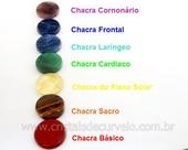 10 Kits de Pedras Lapidadas para Alinhamento dos Chakras - Disco Pequeno Kundalini Stone ATACADO