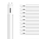 10 Lâmpada Led Taschibra Tubo Led 40 20W Bivolt T8 4000K Luz Neutra