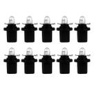 10 Lâmpada Painel 12v 1,2w Base Preta B8.5d 2721mf Carro