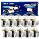10 Lâmpadas Halógena Mini 67 R10w Ba15s 12v 10w 1 Polo