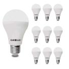 10 Lâmpadas Led 12w Bulbo 6500k Branco Frio Luz Branca E27