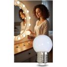10 Lâmpadas LED Bolinha 3W Branco Quente Decorativa Bivolt