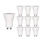 10 Lâmpadas LED Stella Mini Dicroica Mr11 Eco 3W Gu10 Bivolt 4000K Luz Neutra