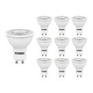 10 Lâmpadas LED Taschibra Tdl 35 Dicroica Mr16 4,9W Bivolt Gu10 6500K Luz Branca