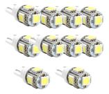 10 Lâmpadas Pingão Automotiva 9 Led Luz Branca Baixo Consumo