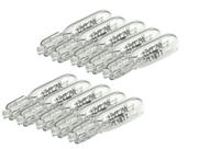 10 Lampadas Pinguinho T5 Halogena de Vidro 1,2w 12Volts Longa vida Util Painel lâmpada fluorescente tubular