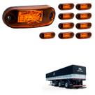 10 Lanterna Delimitadora LED Carreta Librelato Lateral Âmbar