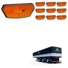 10 Lanterna Diamante Librelato LED Âmbar Saída Fios