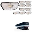 10 Lanterna Diamante Librelato LED Cristal Saída Fios