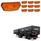 10 Lanterna Diamante Noma LED Âmbar Saída Fios