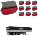 10 Lanterna Diamante Randon LED Rubi c/ Suporte - Fio
