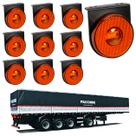 10 Lanterna Lateral Facchini LED Âmbar 85mm c/ Sup. - Conect