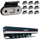 10 Lanterna Lateral Facchini LED Cristal C/ Supt. - Fio