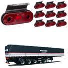 10 Lanterna Lateral Facchini LED Rubi C/ Supt. - Fio