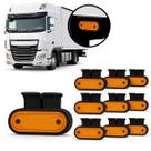 10 Lanternas Led Lateral Caminhão Carreta Reboque Bau Ambar 10 Lanternas Led Lateral Caminhão Carreta Reboque Bau Ambar