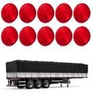 10 Lentes para Lanterna Bojuda Foguinho Carreta Rubi